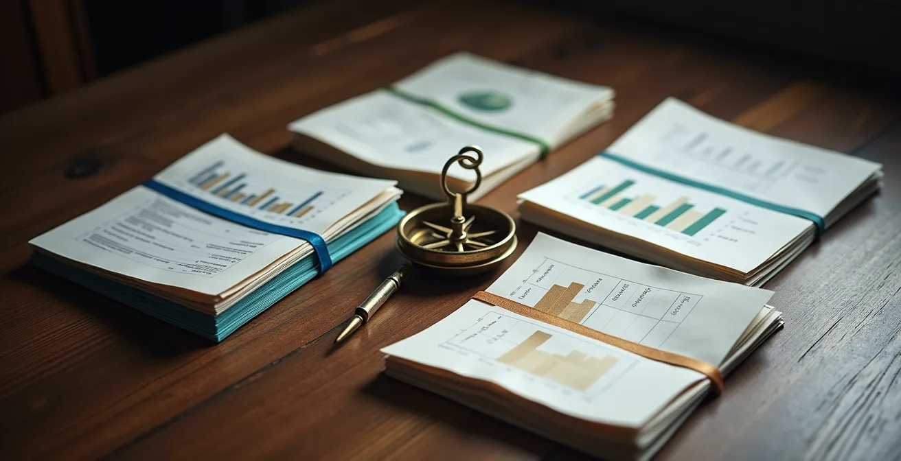 Professionelle Finanzplanungsunterlagen für Bankgespräch