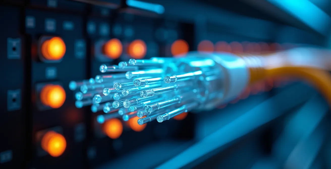 Technische Infrastruktur für Internet-Redundanz im ländlichen deutschen Büro