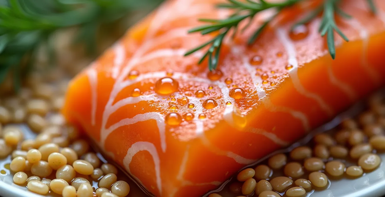 Sportler nach Tabata-Training mit vorbereiteter Meal-Prep-Mahlzeit